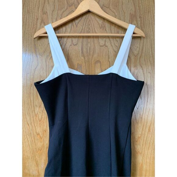 Christian Lacroix Sleeveless Tank‎ Peek-A-Boo Midi Dress Black Size M - Picture 8 of 12